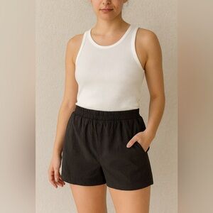 Black Women's Shorts, Size S